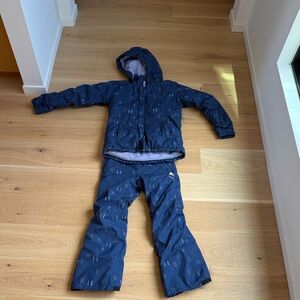 BURTON Sweetart Girls Snowboard Ski Pants & Jacket matching snow suit 10 medium
